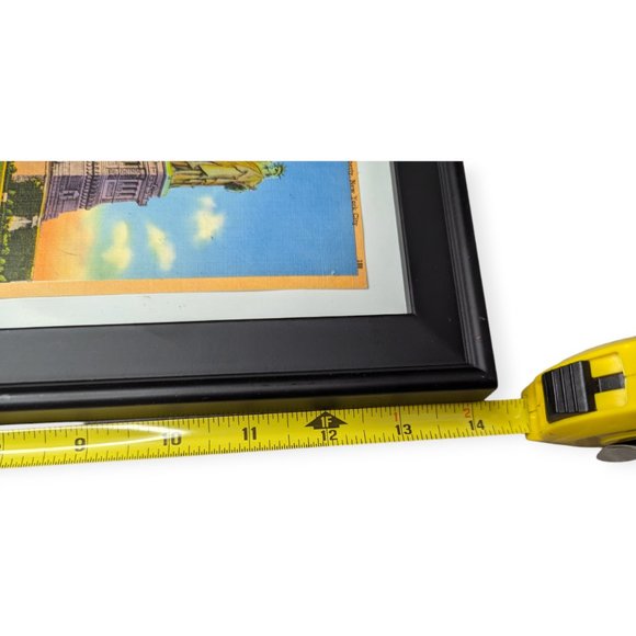 Vintage Framed 4 New York City Postcards - Picture 11 of 12